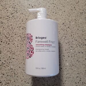 BRIOGEO Farewell Frizz Smoothing Shampoo 33.8 Oz Jumbo Pump SEALED